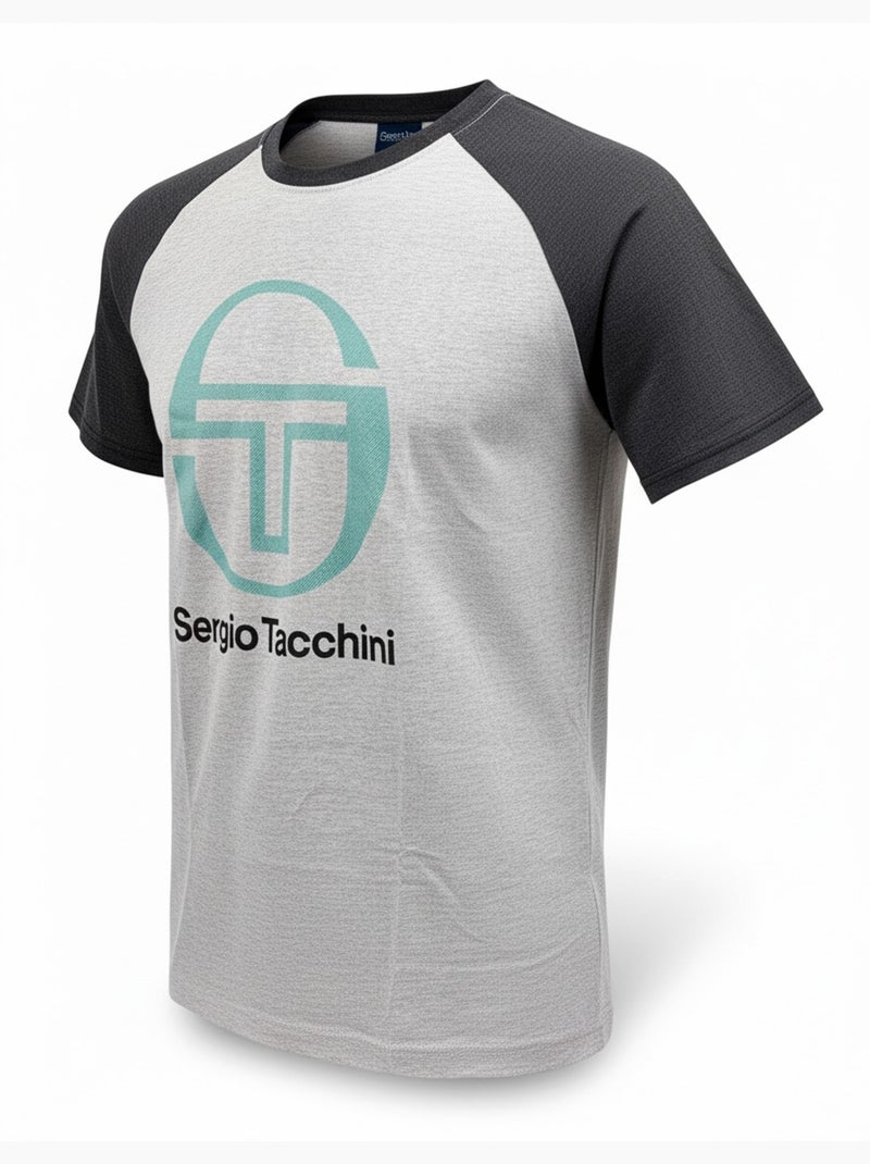 Pyjama Court Homme Sergio Tacchini Gris Gris anthracite - Kiabi