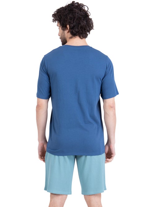Pyjama court homme waffle athena - Kiabi