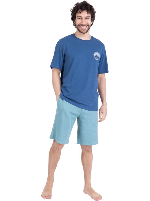 Pyjama court homme waffle athena - Kiabi