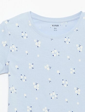 Pyjama court imprimé - 2 pièces