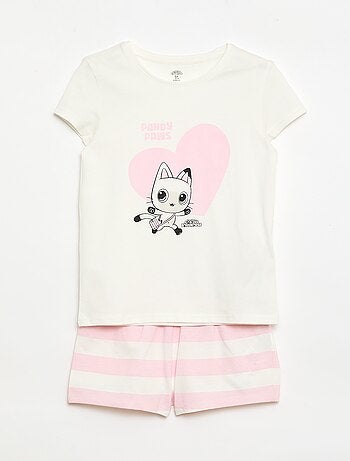 Pyjama court imprimé 'Gabby et la maison magique' - 2 pièces