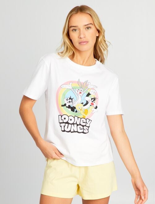 Pyjama court imprimé 'Looney' Tunes' - 2 pièces - Kiabi