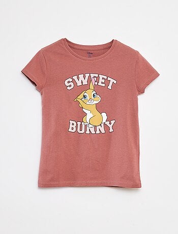 Pyjama court imprimé 'Miss Bunny' - 2 pièces