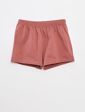 Pyjama court imprimé 'Miss Bunny' - 2 pièces