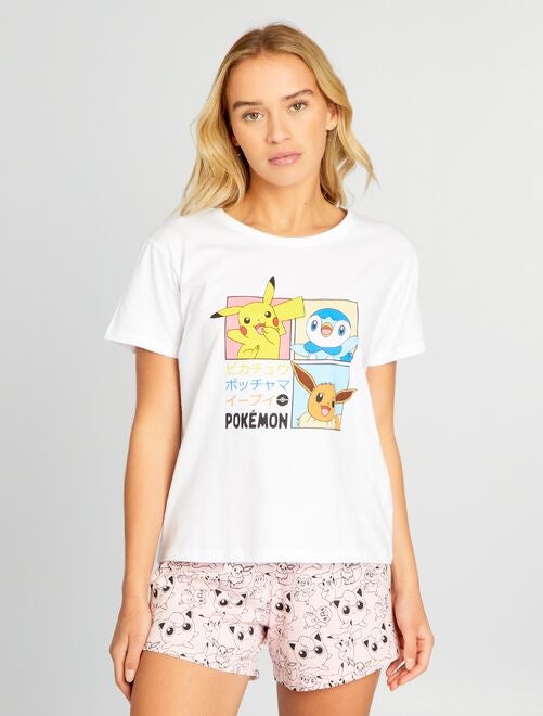 Pyjama court imprimé 'Pokémon' - 2 pièces - Kiabi