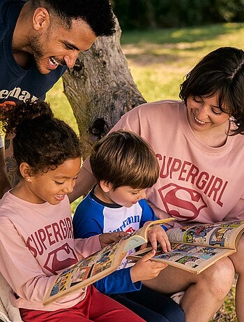 Pyjama court imprimé 'Superman' - 2 pièces