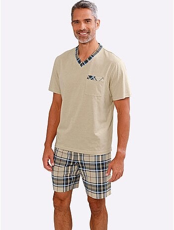 Pyjama Court Jersey Fin - Taille Standard - Moda Vilona