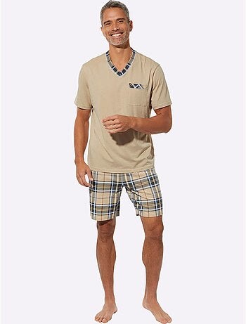 Pyjama Court Jersey Fin - Taille Standard - Moda Vilona