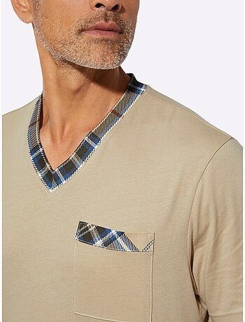 Pyjama Court Jersey Fin - Taille Standard - Moda Vilona