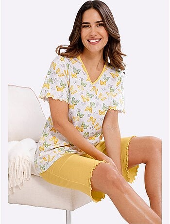 Pyjama Court Jersey Fin - Taille Standard - Moda Vilona