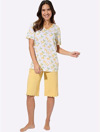 Pyjama Court Jersey Fin - Taille Standard - Moda Vilona