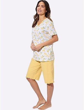Pyjama Court Jersey Fin - Taille Standard - Moda Vilona