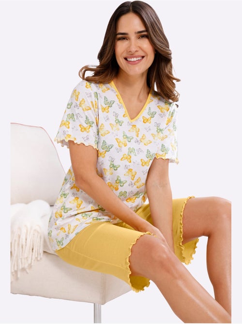 Pyjama Court Jersey Fin - Taille Standard - Moda Vilona - Kiabi