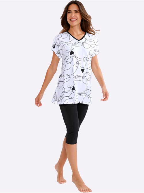 Pyjama Court Jersey Fin - Taille Standard - Moda Vilona - Kiabi
