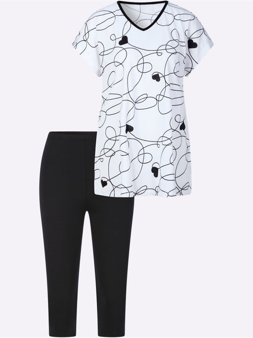 Pyjama Court Jersey Fin - Taille Standard - Moda Vilona - Kiabi