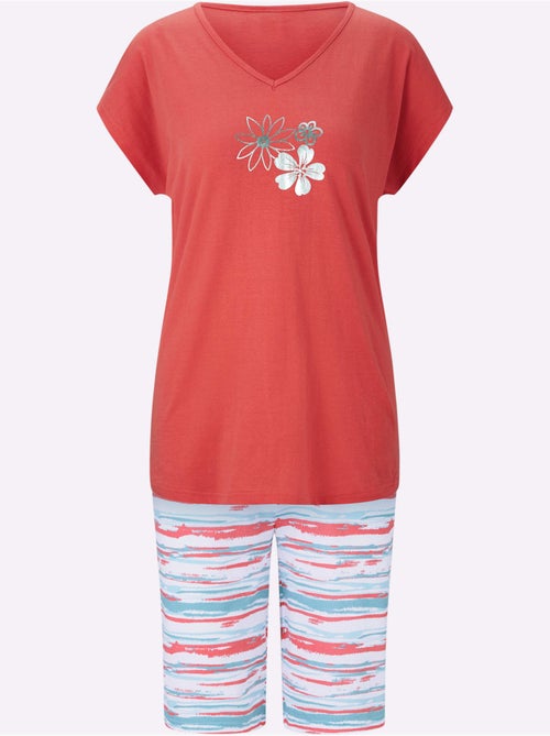Pyjama Court Jersey Fin - Taille Standard - Moda Vilona - Kiabi