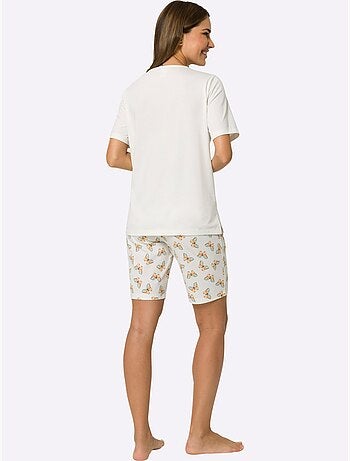 Pyjama Court Jersey Fin - Taille Standard - Moda Vilona