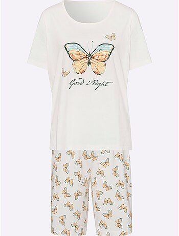 Pyjama Court Jersey Fin - Taille Standard - Moda Vilona