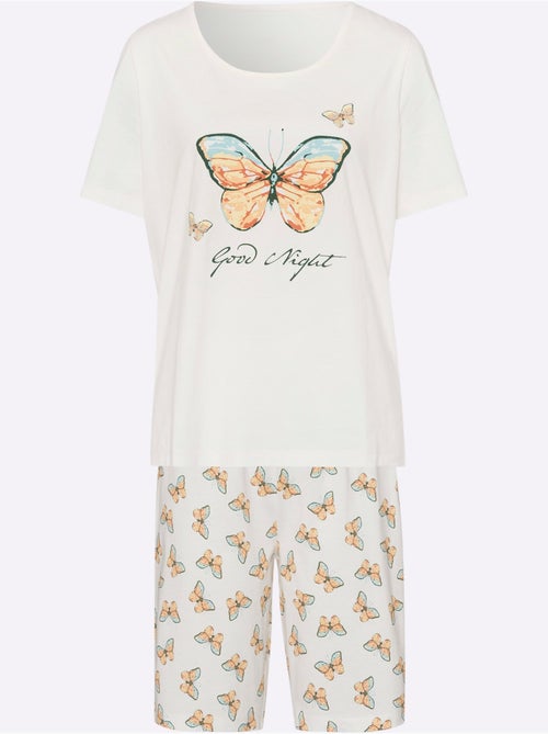 Pyjama Court Jersey Fin - Taille Standard - Moda Vilona - Kiabi