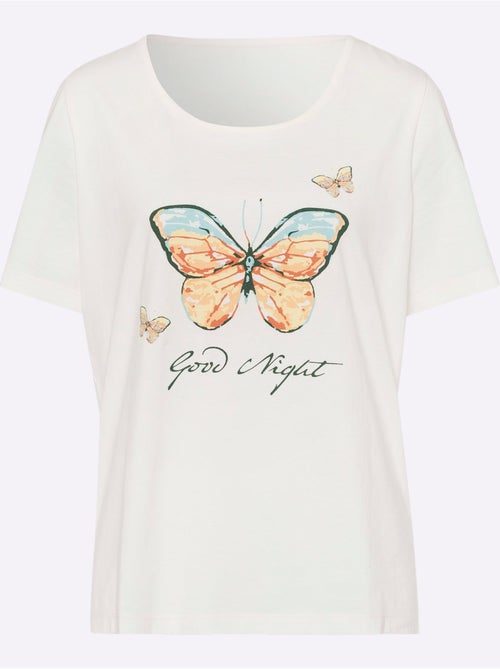 Pyjama Court Jersey Fin - Taille Standard - Moda Vilona - Kiabi