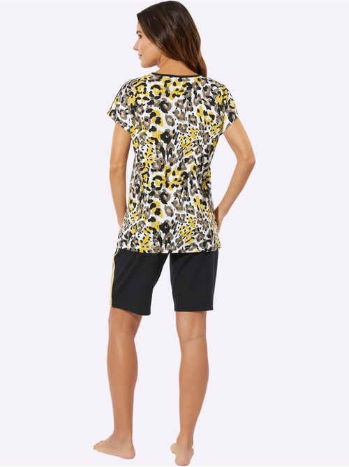 Pyjama Court Jersey Fin - Taille Standard - Moda Vilona - Kiabi Pyjama Court Jersey Fin - Taille Standard - Moda Vilona - Kiabi