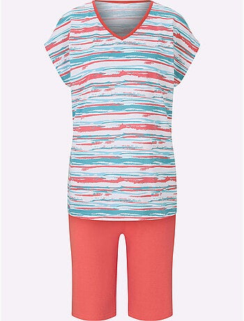 Pyjama Court Jersey Fin - Taille Standard - Moda Vilona