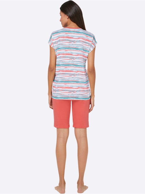 Pyjama Court Jersey Fin - Taille Standard - Moda Vilona - Kiabi
