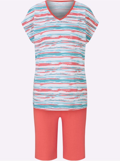 Pyjama Court Jersey Fin - Taille Standard - Moda Vilona - Kiabi