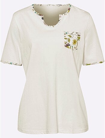 Pyjama court jersey fin - taille standard - moda vilona