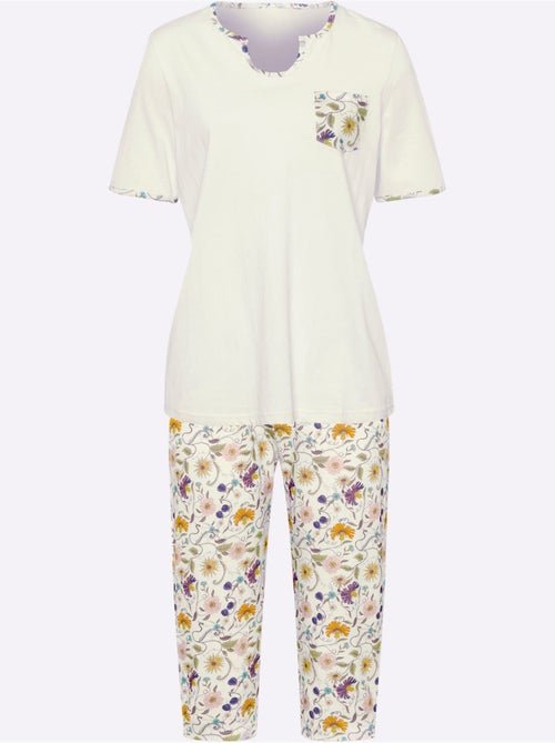 Pyjama court jersey fin - taille standard - moda vilona - Kiabi Pyjama court jersey fin - taille standard - moda vilona - Kiabi