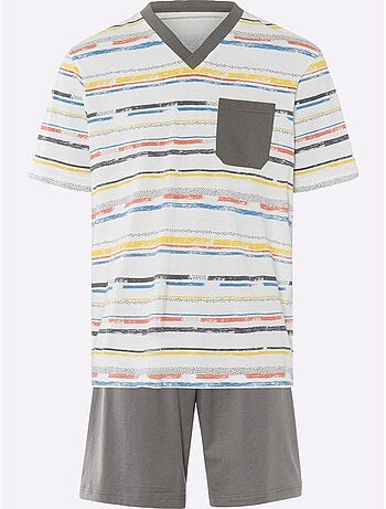 Pyjama Court Jersey Fin - Taille Standard - Moda Vilona