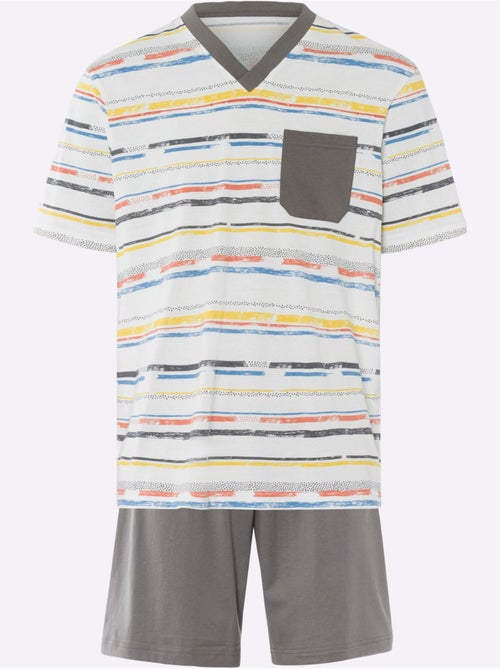 Pyjama Court Jersey Fin - Taille Standard - Moda Vilona - Kiabi