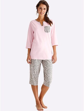 Pyjama court jersey fin - taille standard - moda vilona