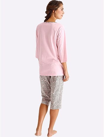Pyjama court jersey fin - taille standard - moda vilona