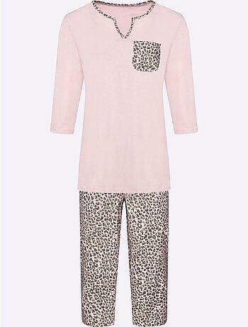Pyjama court jersey fin - taille standard - moda vilona