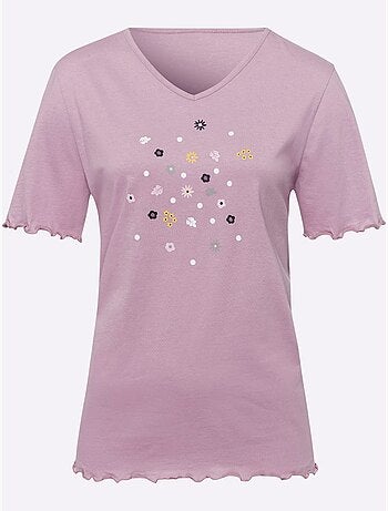 Pyjama court jersey fin - taille standard - moda vilona