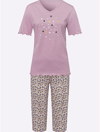 Pyjama court jersey fin - taille standard - moda vilona