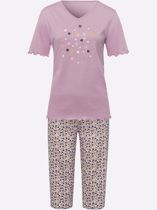 Pyjama court jersey fin - taille standard - moda vilona - Kiabi Pyjama court jersey fin - taille standard - moda vilona - Kiabi