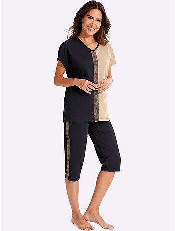 Pyjama Court Jersey Fin - Taille Standard - Moda Vilona