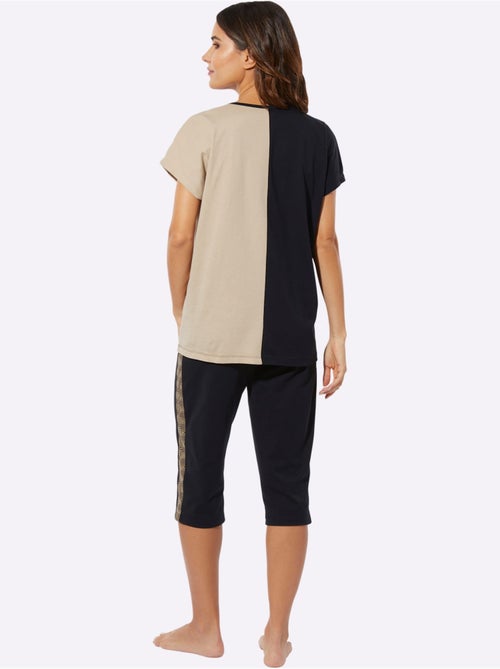 Pyjama Court Jersey Fin - Taille Standard - Moda Vilona - Kiabi Pyjama Court Jersey Fin - Taille Standard - Moda Vilona - Kiabi