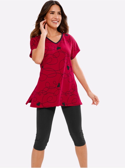 Pyjama Court Jersey Fin - Taille Standard - Moda Vilona - Kiabi