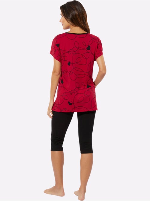 Pyjama Court Jersey Fin - Taille Standard - Moda Vilona - Kiabi