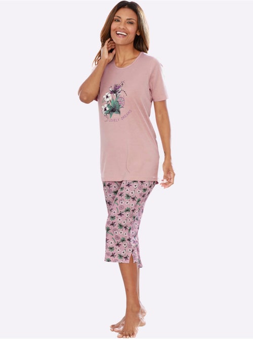 Pyjama Court Jersey Fin - Taille Standard - Moda Vilona - Kiabi