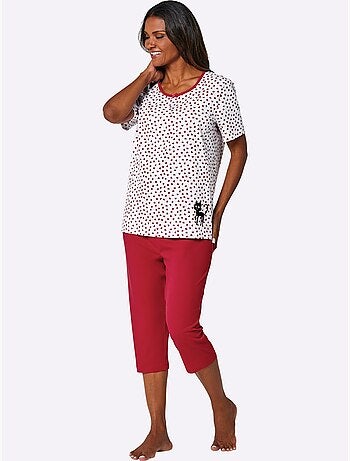 Pyjama Court Jersey Fin - Taille Standard - Witt - Lot de 2