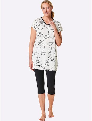 Pyjama Court Jersey Fin - Taille Standard - Witt