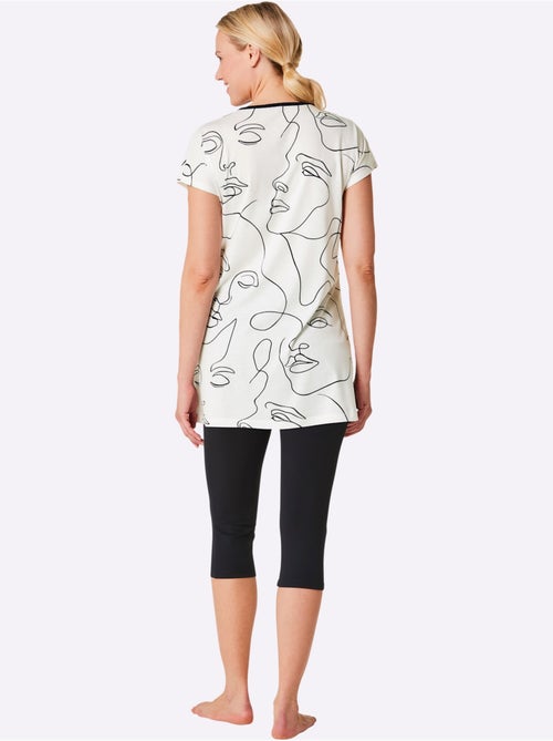 Pyjama Court Jersey Fin - Taille Standard - Witt - Kiabi