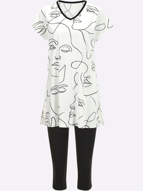 Pyjama Court Jersey Fin - Taille Standard - Witt - Kiabi