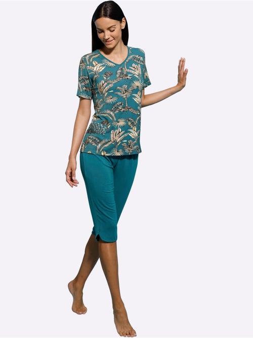 Pyjama Court Jersey Fin - Taille Standard - Witt - Kiabi Pyjama Court Jersey Fin - Taille Standard - Witt - Kiabi