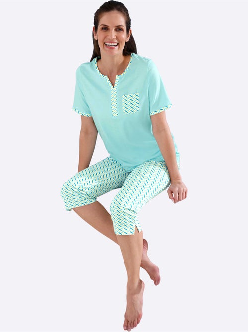 Pyjama Court Jersey Fin - Taille Standard - Witt - Kiabi