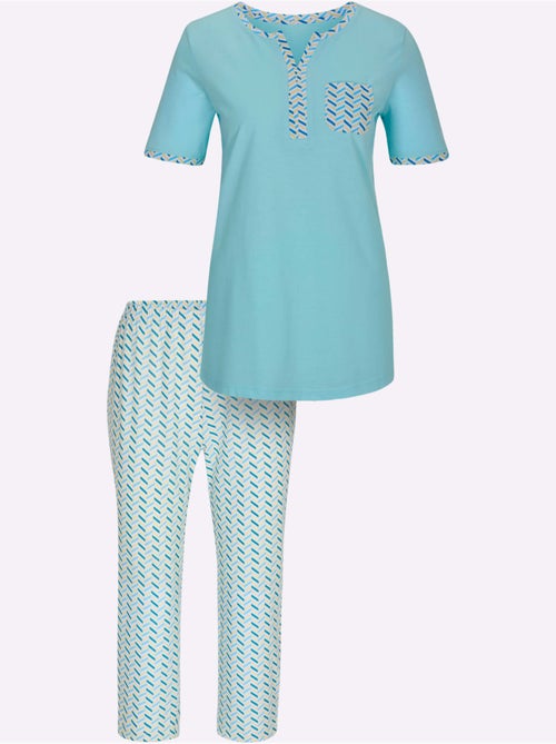Pyjama Court Jersey Fin - Taille Standard - Witt - Kiabi